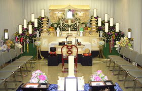 白木祭壇の一般葬施行実例
