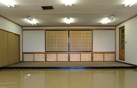 専浄寺 等々力斎場 式場の祭壇設置スペース