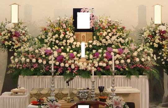 花祭壇の１日葬まごころＢ
