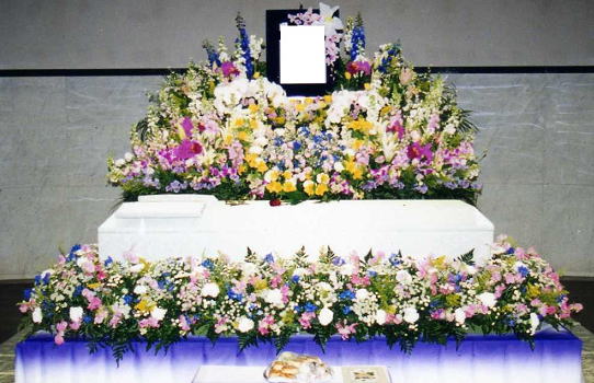 花祭壇の一般葬まごころＣ