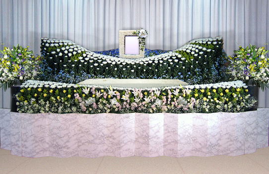 花祭壇の一般葬みやびＤ