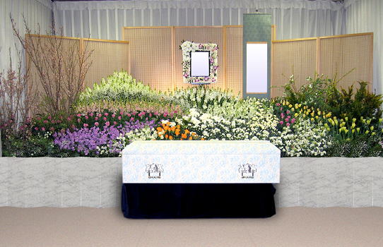 花祭壇の一般葬そうごんＤ