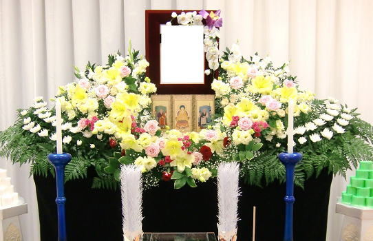 花祭壇の１日葬ともしびＥ