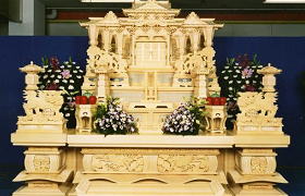 白木祭壇施行例